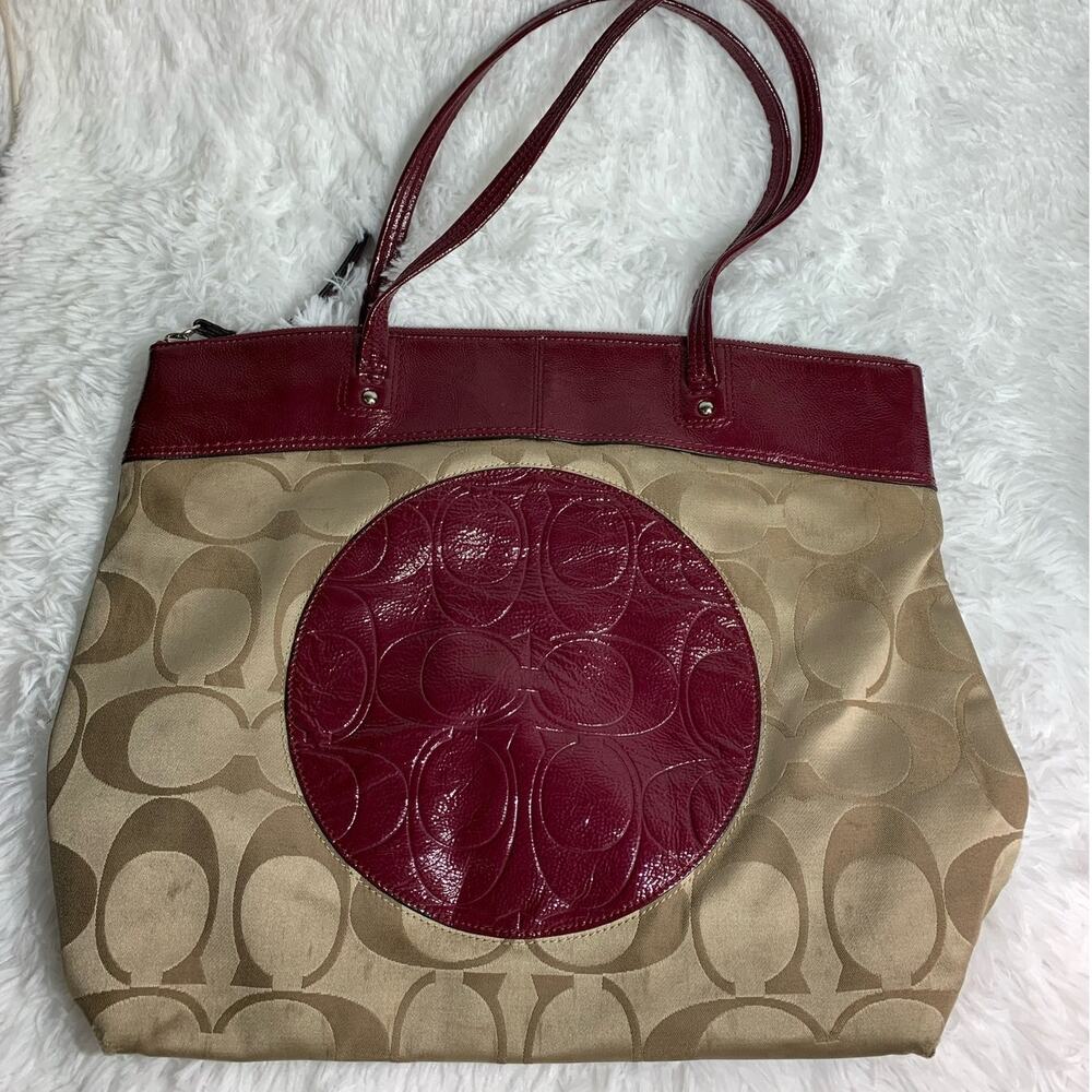 Coach Laura Signature Canvas Tote